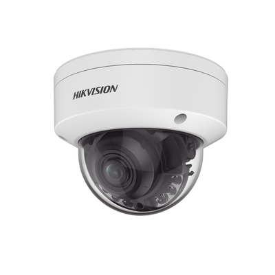 Domo IP 8 Megapixel / Lente Mot. 2.7 a 13.5 mm / Dual Light (40 mts IR + 40 mts Luz Blanca ) / Darkfighter S / Exterior IP67  / IK10 /WDR 130 dB / 4 Analíticos: AcuSense  Deteccion Facial  Conteo de Personas por Cruce y Zona