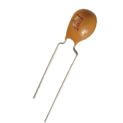 Capacitor de Tantalio de 2.2uF   Emplomado sólido de 25V