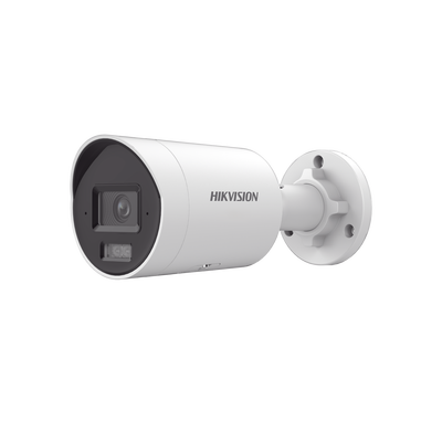 Bala IP 4 Megapixel / Lente 2.8 mm /  Dual Light (40 mts IR + 40 mts Luz Blanca) / Darkfighter S / Microfono Integrado /  Exterior IP67 / WDR 130 dB / 4 Analíticos: AcuSense  Deteccion Facial  Conteo de Personas por Cruce y Zona