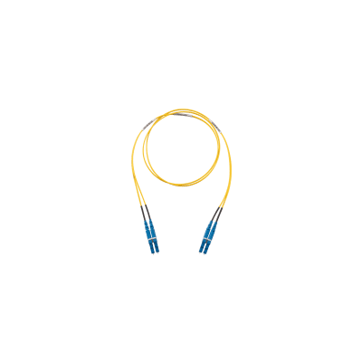 Jumper de Fibra Optica Monomodo 9/125 OS2  LC-LC Duplex  LSZH (Cero Halógenos)  Color Amarillo  1 Metro