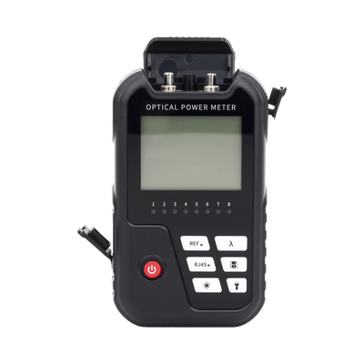 Medidor de Potencia Óptica (MINI OPM) / Versión Reducida / Compatible con Fibra Óptica Multimodo y Monomodo / Soporta conectores SC  ST Y FC / Incluye Función de VFL 2 mW / Recargable