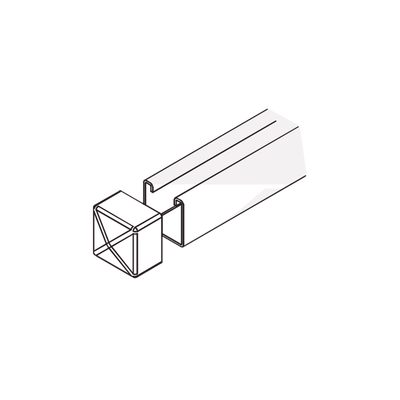Tope Unicanal Plano para Tornillo de 1/2" (13 mm).