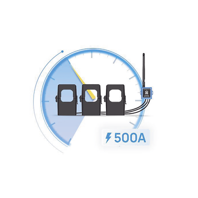 Medidor de corriente LoRaWAN para tres fases hasta 500 ampers