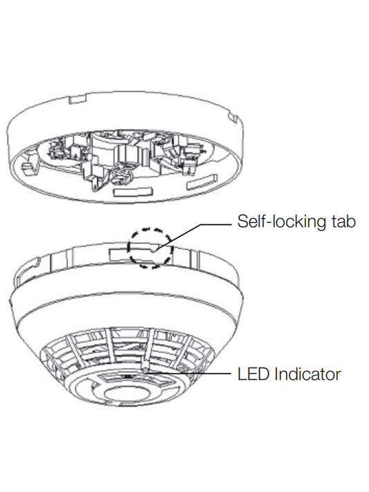 KIDDE F_KIHFD - Detector Inteligente de Temperatura Fija