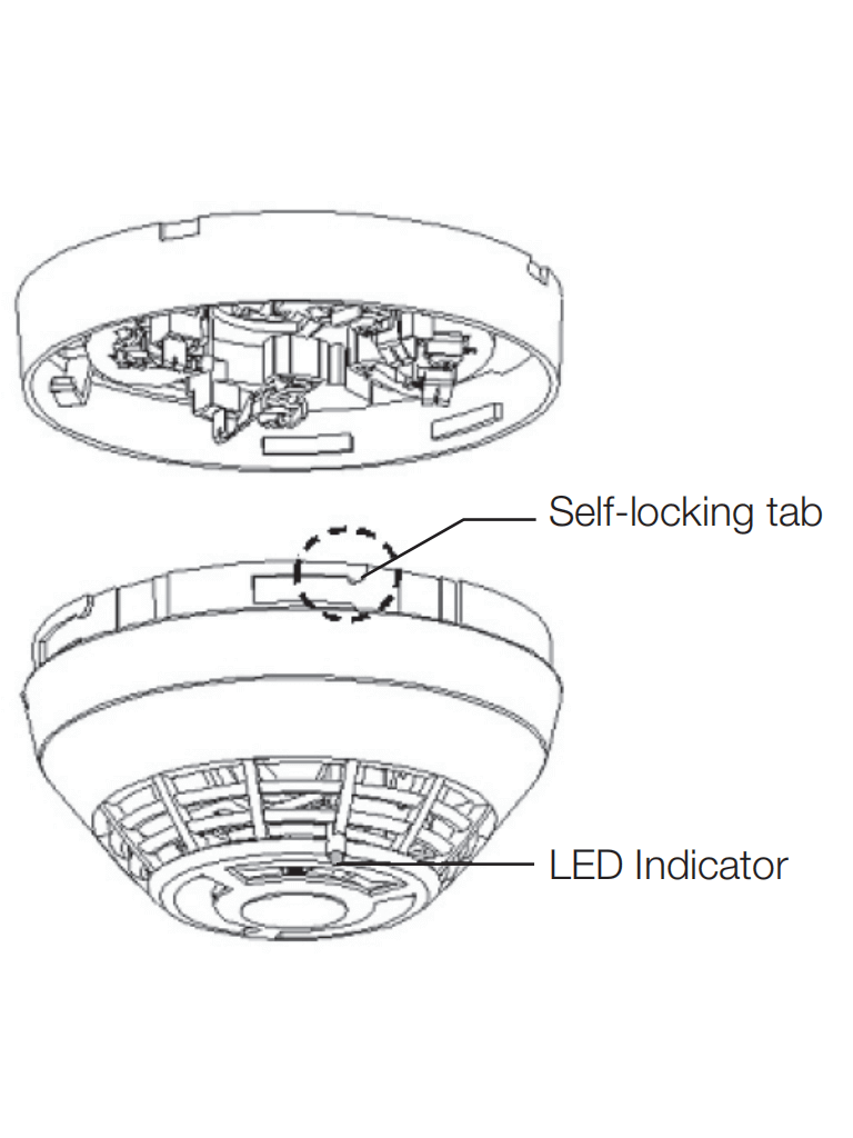 KIDDE F_KIRHD - Detector de Temperatura Direccionable
