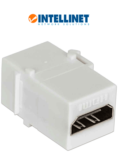 INTELLINET 771351 - Cople HDMI  Keystone  Blanco