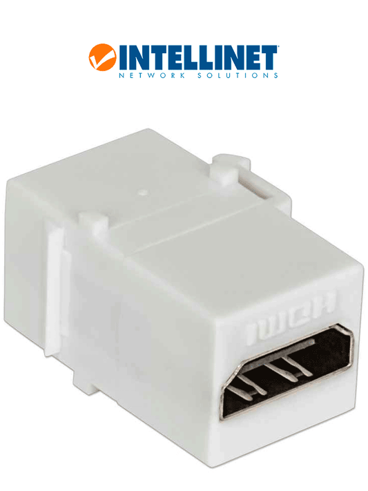 INTELLINET 771351 - Cople HDMI  Keystone  Blanco
