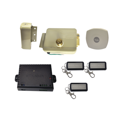 Kit Cerradura Eléctrica 321DC  Derecha y Hub para Apertura a través de SmartPhone   compatible con Yale  CONNECT