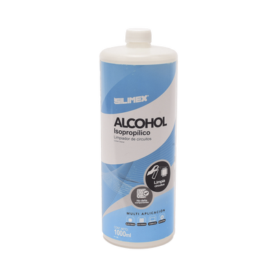 Alcohol Isopropilico para limpieza de equipos de vídeo  fibra óptica  cómputo  y equipo telefónico 1000 mL