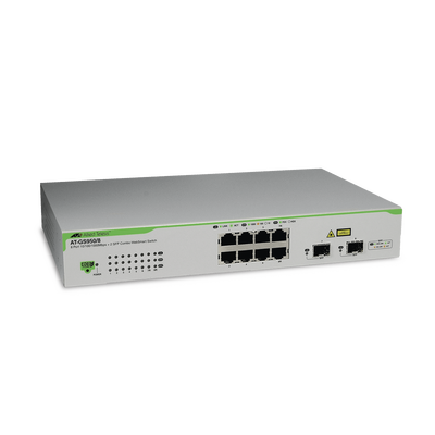 <hr /><p style=line-height: 1.5;><span style=font-size: 14px;><strong>Puertos:</strong><br /></span></p><p style=line-height: 1.5;><span style=font-size: 14px;>8 puertos 10/100/1000 Mbps (2 x <span style=font-size: 14px;>Combo)</span>. <br /></span><