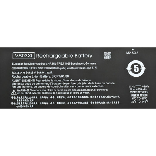 Baterias para Laptops OVALTECH OTHVS03XL