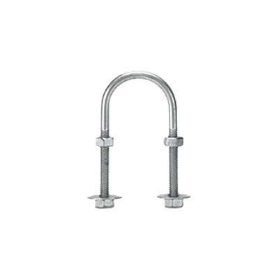 Abrazadera tipo U de 3/4"  con acabado Electro Zinc  no incluye tuercas y arandelas