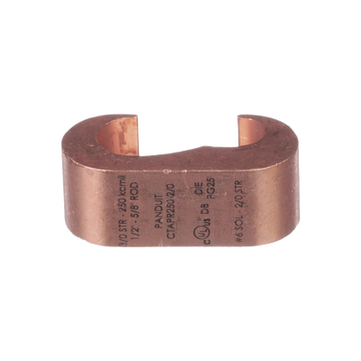 Conector de compresión a tierra de cobre Panduit CTAPR2/0-2-L  1Pz