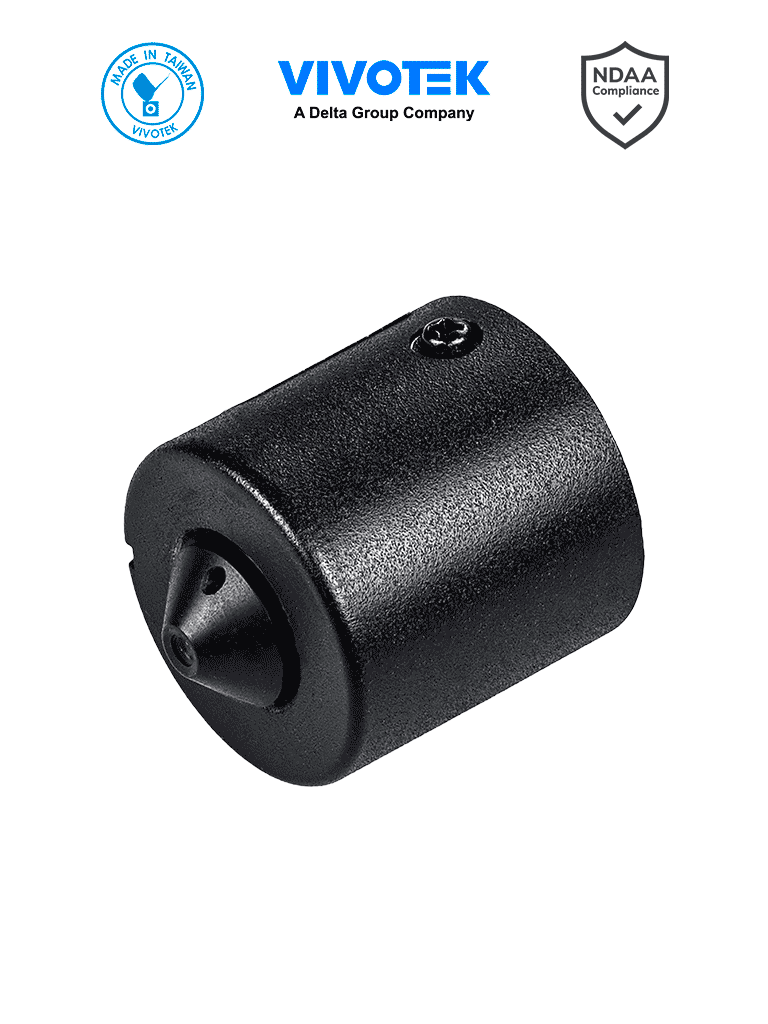 VIVOTEK CU9171-H - Lente cilíndrico tipo Pinhole de 4 megapíxeles  WDR PRO  Lente fijo 3.7mm  Cable de 5 metros