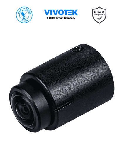 VIVOTEK CU9183-H - Lente cilindrico tipo Fisheye  5 Megapixeles  WDR PRO  Lente fijo 1.22mm  Cable de 5 metros