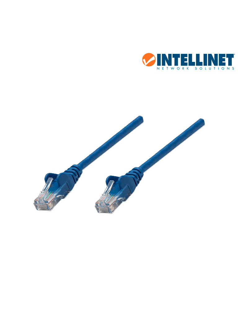 INTELLINET 318129 - CABLE PATCH / 0.45m( 1.5f) / Cat 5e / UTP AZUL