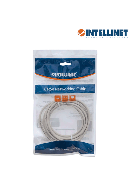 INTELLINET 340373 - Cable patch / CAT 6 / 1.0 Metro ( 3.0F) / UTP Gris / Patch cord