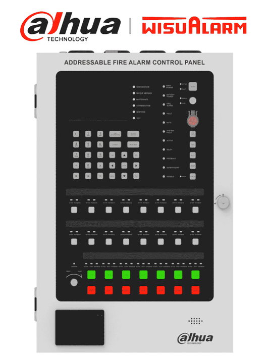 DAHUA DHI-HY-1025 - Panel de Detección de Incendio Direccionable  500 dispositivos  Cuenta con Impresora  Pantalla LCD 4.3" (480x272)  Protección contra cortocircuito  circuito abierto y sobrecorriente  Largo Historial de Eventos #LoNuevo #Wisualarm