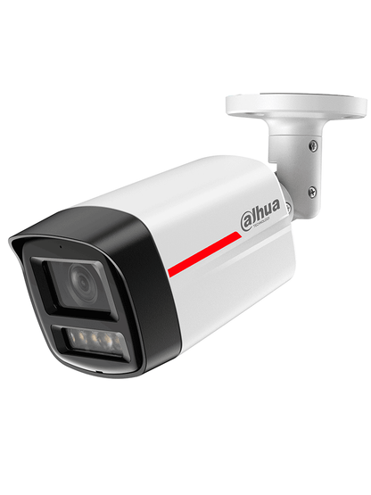 DAHUA DH-IPC-HFW2449TLP-S-LED-0280B-PRO- Cámara IP Bullet de 4MP / WizColor /WizSense/ Lente 2.8mm/ SMD Plus/ Protección perimetral/ IP67/ PoE/ Ranura MicroSD #LoNuevo #DWIZ
