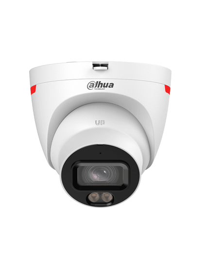 DAHUA DH-IPC-HDW2449T-S-PRO - Cámara IP Domo de 4 MP ofrece tecnología WizColor y WizSense con IA  SMD Plus  lente de 3.6 mm  micrófono integrado  WDR 120 dB  ranura MicroSD  PoE  y protección IP67#LoNuevo #WIZD #MCI1