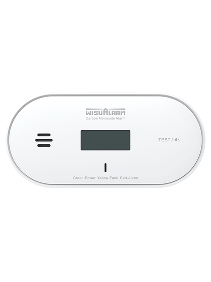 DAHUA WISUALARM DHI-HY-GC30A - Detector de monóxido de carbono (CO) autónomo  Mide temperatura y humedad  Batería de 10 años  Pantalla informativa y luces indicadoras  Alarma de 85 dB  Certificaciones TÜV  CE y UKCA  #LoNuevo #Wisualarm