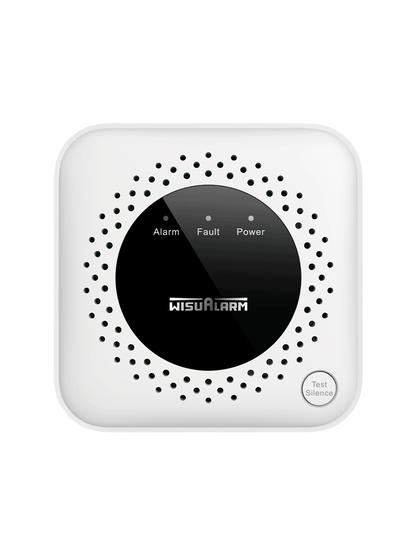 DAHUA WISUALARM DHI-HY-GB40A -Detector de gas propano (C3H8) autónomo  sensor de gas catalítico  salida de relevador  salida de válvula  detección de temperatura ambiente  alarma de 70 dB  LED indicadores  certificación CE  #LoNuevo #Wisualarm #WR