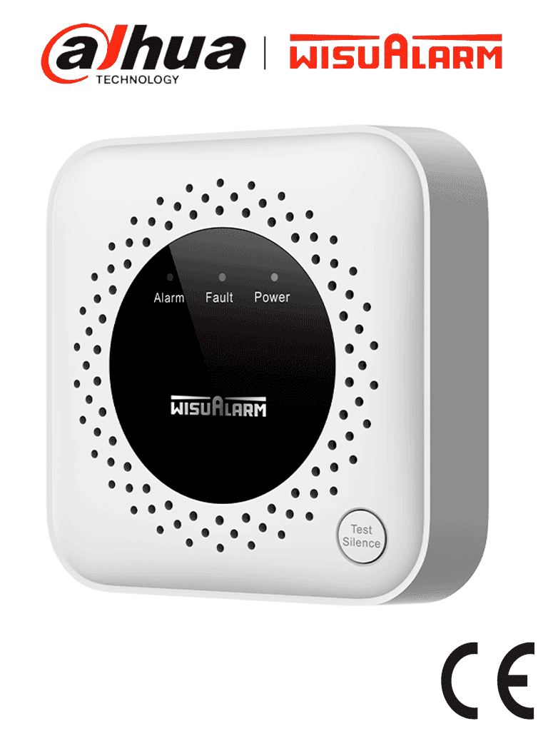 DAHUA WISUALARM DHI-HY-GB40A -Detector de gas propano (C3H8) autónomo  sensor de gas catalítico  salida de relevador  salida de válvula  detección de temperatura ambiente  alarma de 70 dB  LED indicadores  certificación CE  #LoNuevo #Wisualarm #WR