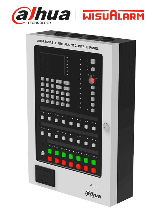 DAHUA WISUALARM HY-1022 - Panel de Detetección de Incendio Direccionable/ 254 Dispositivos 2 Hilos sin Polaridad/ Pantalla de 4.3"/ Largo Historial de Eventos/ Protección contra cortocircuito  circuito abierto y sobrecorriente #LoNuevo #MCI1 #W1D #W