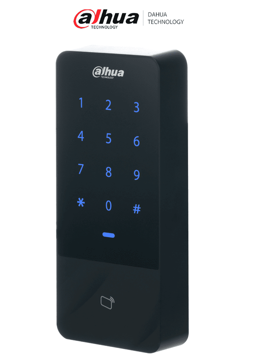 DAHUA DHI-ASI1201E-D-V1 Control de Acceso Independiente con teclado touch y tarjetas ID / 30 000 Usuarios / 60 000 Registros  / TCP / IP /  Soporta lectora esclavo Wiegand y RS-485 / Uso Exterior IP66/ Salida de voltaje 12v 1A / DSS Pro #ASE