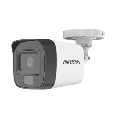 Bala TURBOHD 2 Megapixel (1080p) / Lente 2.8 mm / Dual Light (30 mts IR EXIR + 20 mts Luz Blanca) / Micrófono Integrado / Gran Angular 101° / Exterior IP67 / 4 Tecnologías