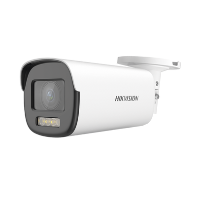 Bala TURBOHD 2 Megapixel (1080p) / Imagen a color 24/7 / Lente Mot. 2.8-12 mm / Luz Blanca 40 mts / Exterior IP68 / WDR 130 dB / HLC