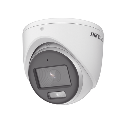 [ColorVu] Turret TURBOHD 3K (5 Megapixel) / Micrófono Integrado / Lente 2.8 mm / Imagen a Color 24/7 / 20 mts Luz Blanca / Exterior IP67 / dWDR / 4 Tecnologías