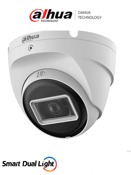 DAHUA DH-HAC-T2A51N-U-IL-A- Cámara Domo 5 Megapixeles/ Lente 2.8 mm con Apertura de Hasta 100°/ Iluminación Dual Inteligente/ Micrófono Integrado/ Iluminación de Hasta 30Mts IR + 20Mts Luz Calida/ Metal/ IP67/ Para Exterior #LoNuevo #OD #COD