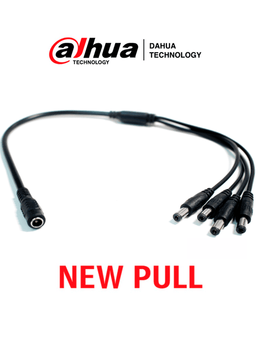 DAHUA PULPOKIT - Divisor de Energía para Camaras / 1 Entrada Hembra/ 4 Salidas Macho/ New Pull (Nuevo sin Caja) #NEWP