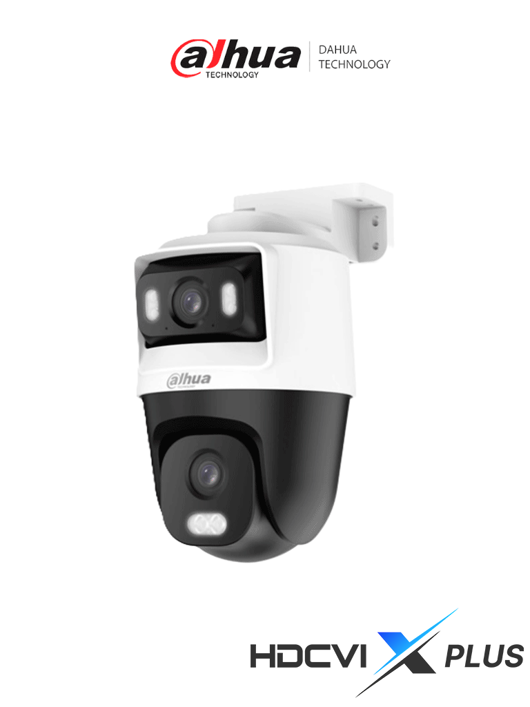 DAHUA DH-HAC-PTS1500CN-E2-IL-A - Cámara PT de Doble Lente 2+2 Megapíxeles HDCVI / HDCVI X PLUS/ Iluminador Dual Inteligente/ Micrófono Incorporado/ Iluminación de Hasta 50m de Distancia/ Campo de Visión de Hasta 111°/ Policarbonato