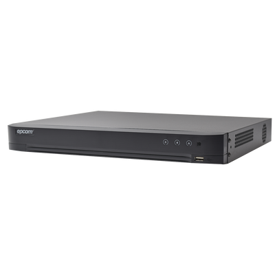 DVR 8 Canales TurboHD + 4 Canales IP / 5 Megapixel- 3K Lite / Acusense / Audio por Coaxitron / 1 Bahía de Disco Duro / Audio por Coaxitron / Evita Falsas Alarmas / Salida de Video en Full HD