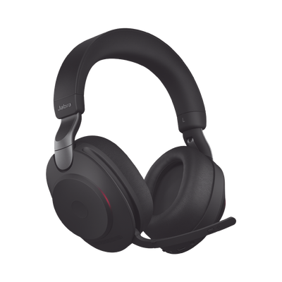 Jabra Evolve2 85  Auricular stereo versión UC con cancelación de ruido activa  dongle USB-A indicador de ocupado (Busylight)(28599-989-999)