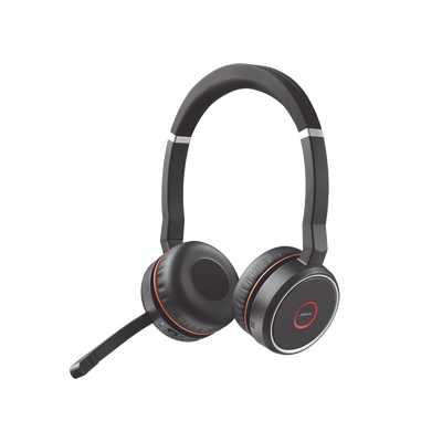 Jabra Evolve 75 SE Stereo  conexión Bluetooth  indicador de ocupado  USB-A Compatible con cualquier plataforma UC (7599-848-109)