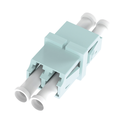 Módulo Acoplador LC Duplex  Para Fibra Multimodo  Color Aqua