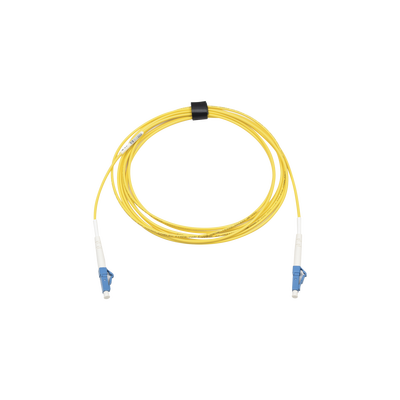 Jumper de Fibra Óptica Monomodo (OS2)  XGLO  Riser  LC/UPC-LC/UPC Simplex  ONFR  Color Amarillo  3 Metros