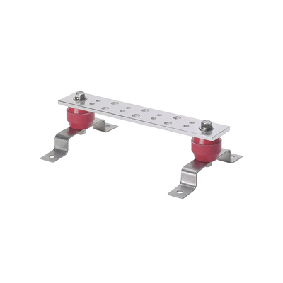 Barra de Puesta a Tierra para Telecomunicaciones (TGB)  de 1/4 in x 2 in x 12 in