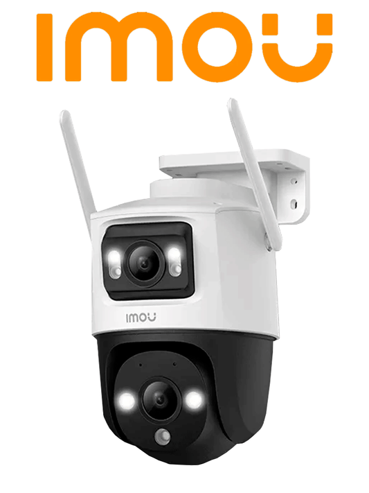 IMOU Cruiser Dual 8MP (IPC-S7XN-8M0WED) -  Cámara IP PT Wifi Dual de 8MP con lente fijo y PT de 3MP  visión nocturna de 30m  micrófono y altavoz integrados  audio bidireccional y inteligencia artificial #LoNuevo