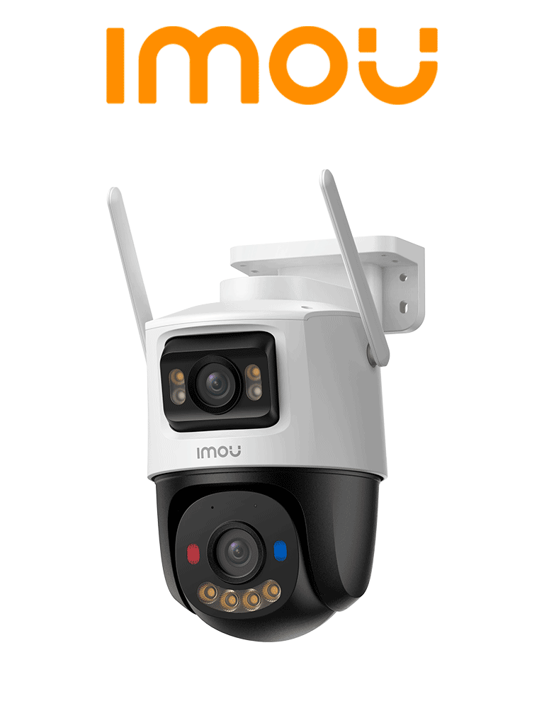 IMOU Cruiser Dual Pro 8MP (IPC-S7XFN-8U0WED-imou)- Cámara IP PT Dual Wifi 6 . 8MP Lente Fijo de 4 MP + y Lente PT 4 MP Audio Bidireccional