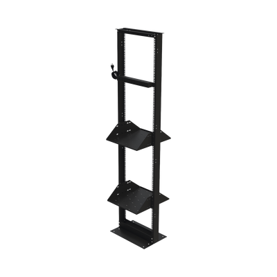 Kit de Rack Estándar 19"  45 UR con 2 Charolas  y PDU (8 tomas). Ideal para UPS y Servidores tipo Torre.