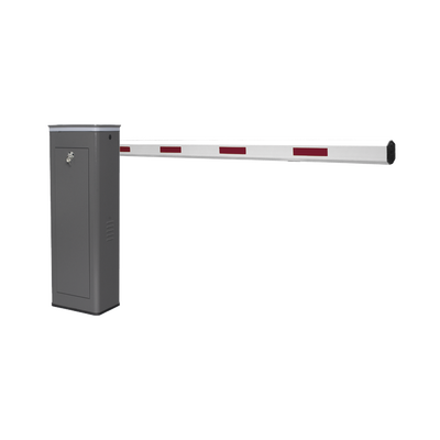 Kit de Barrera Vehicular Derecha y Brazo de 3 Metros / Finales de Carrera Ajustables por Programación / Movimiento Fluido / Diseño Elegante Color Gris / Con Corona Led Semaforizada