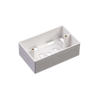 Caja de Pared Universal  Color blanco  Para montaje con Placas de Pared