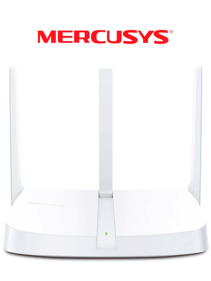 MERCUSYS MW306R - Router inalámbrico N de 2.4 GHz con velocidad de 300 Mbps  1 puerto WAN 10/100 Mbps  3 puertos LAN 10/100 Mbps y 3 antenas de 5 dBi. Compatible con IPTV e IPv6.
