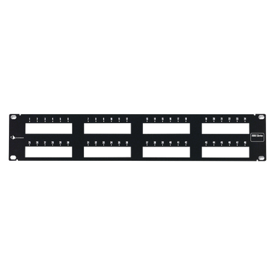 Patch Panel MAX Modular (vacío)  de 48 Puertos  Plano  2UR