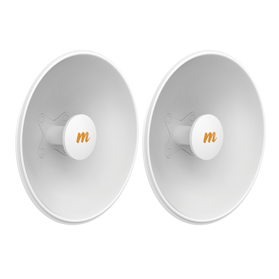Antenas Modulares Dual Slant  4.9 - 6.4 GHz  Dimensiones (42.9 cm)  Apertura 8 ° Ganancia de 25 dBi  Diseñada para radio C5x