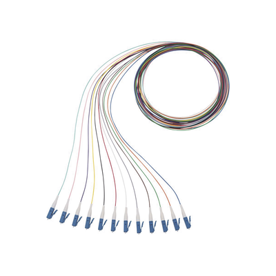 Kit de 12 Pigtails con Conector LC  Monomodo 9/125 OS2  900um  de 1 Metro